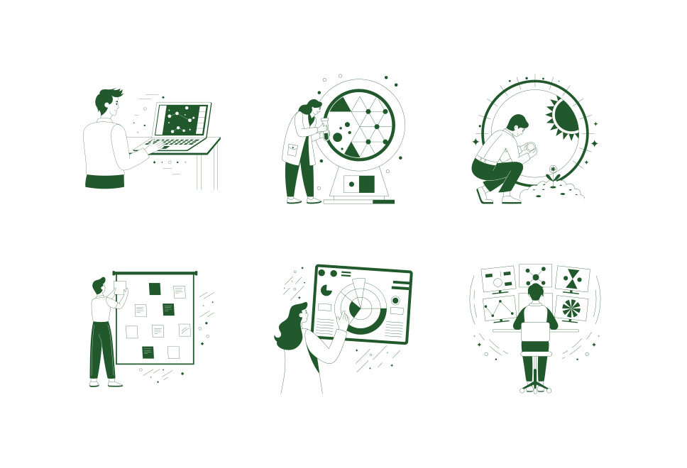 Research Illustration Set Large Set Preview