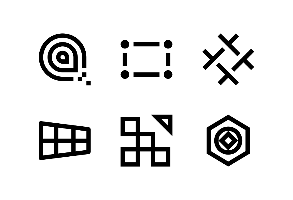 Abstract Icons Large Set Preview