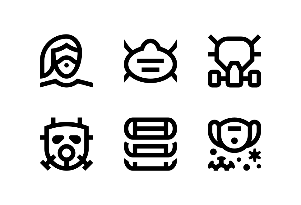 Face Masks Large Set Preview