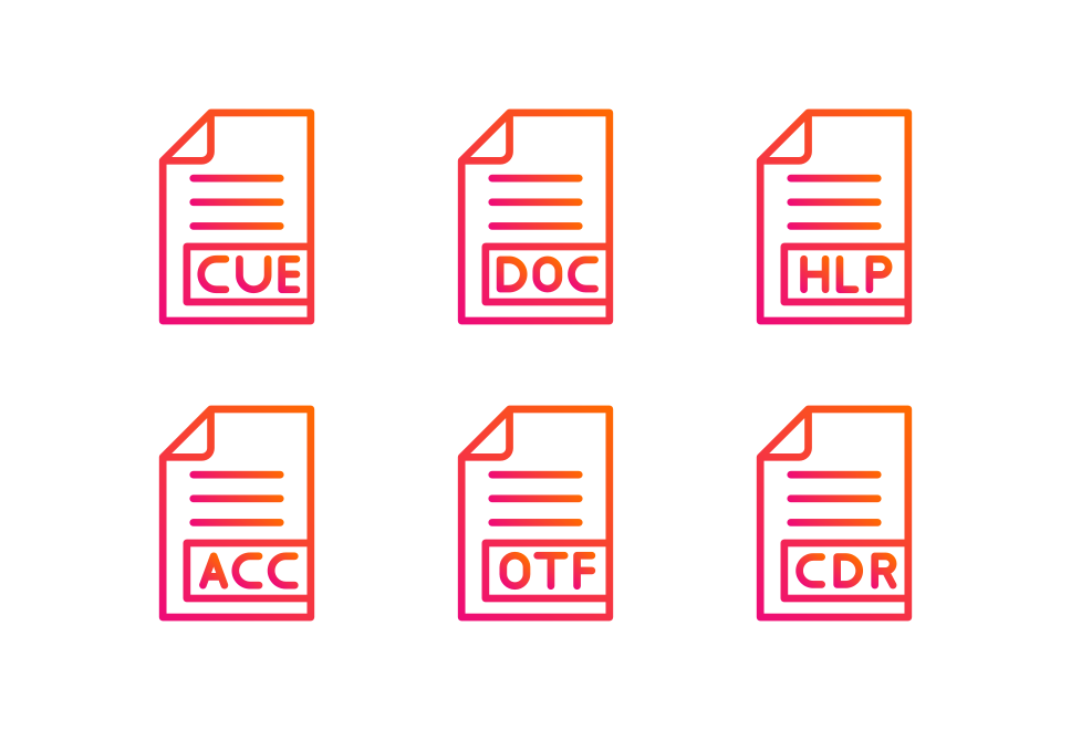 File formats Large Set Preview