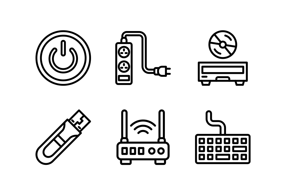 Computer Hardware Large Set Preview