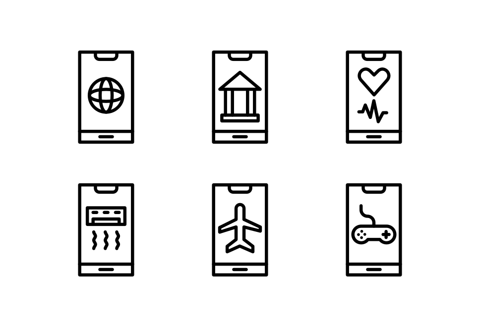 Mobile Apps Large Set Preview