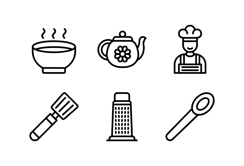 Kitchen Equipments Large Set Preview