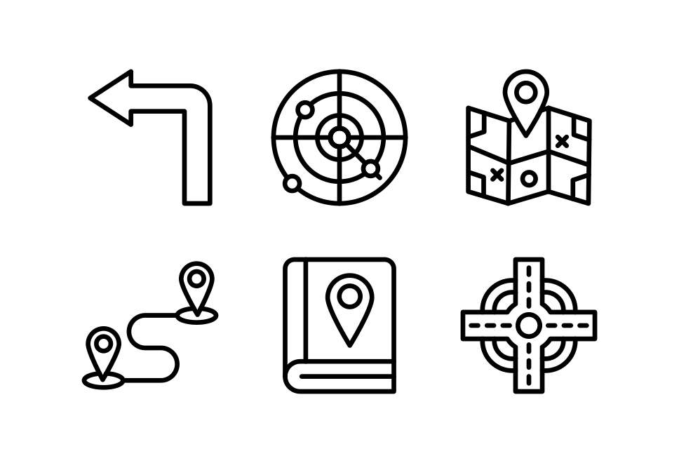 Navigation and Maps Large Set Preview