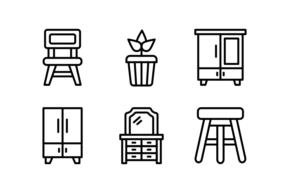 Furniture And Household Large Set Preview
