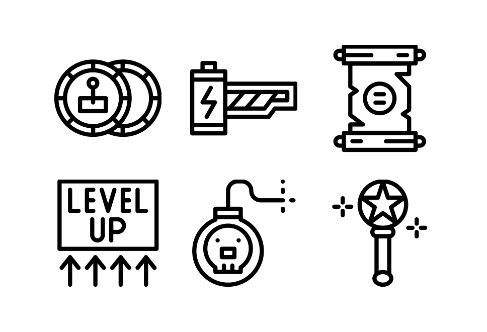  Videogames Element Large Set Preview