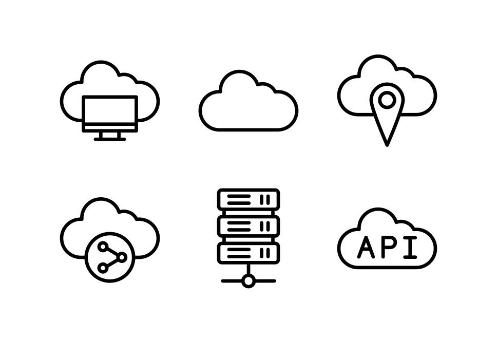 Cloud computing Large Set Preview
