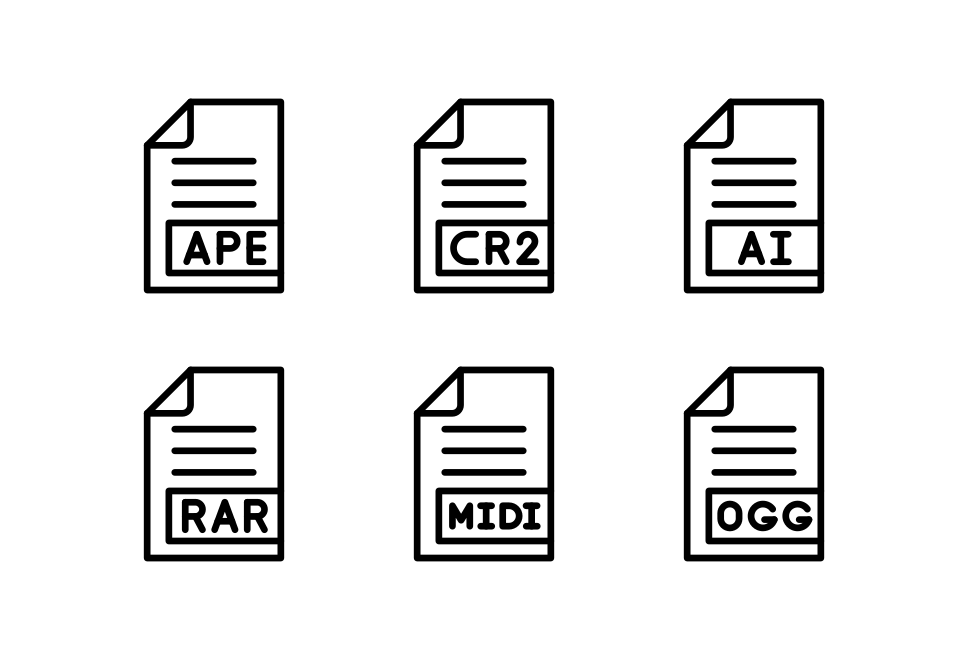 File Formats Large Set Preview