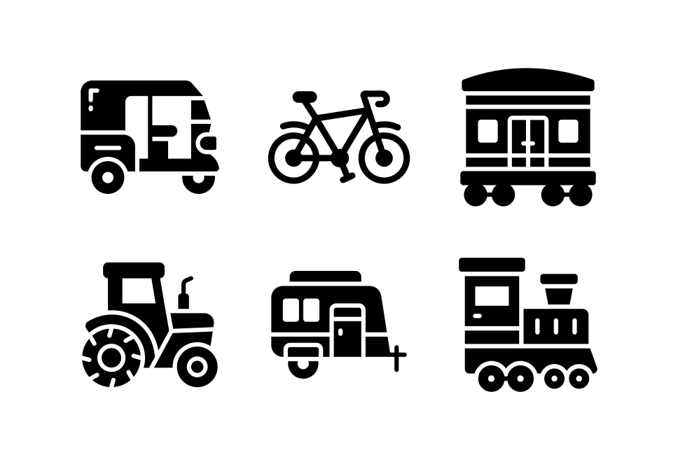 Transportation Large Set Preview