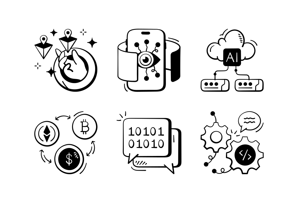 Artificial Intelligence and Future Technology Large Set Preview