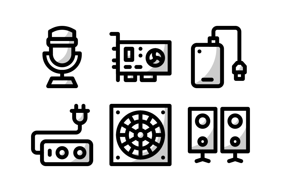 Computer Hardware Large Set Preview