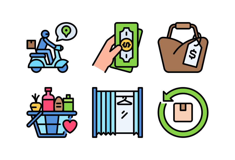 Shopping Store Large Set Preview