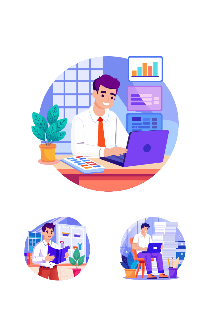 Job Illustrations Art Set Large Set Preview