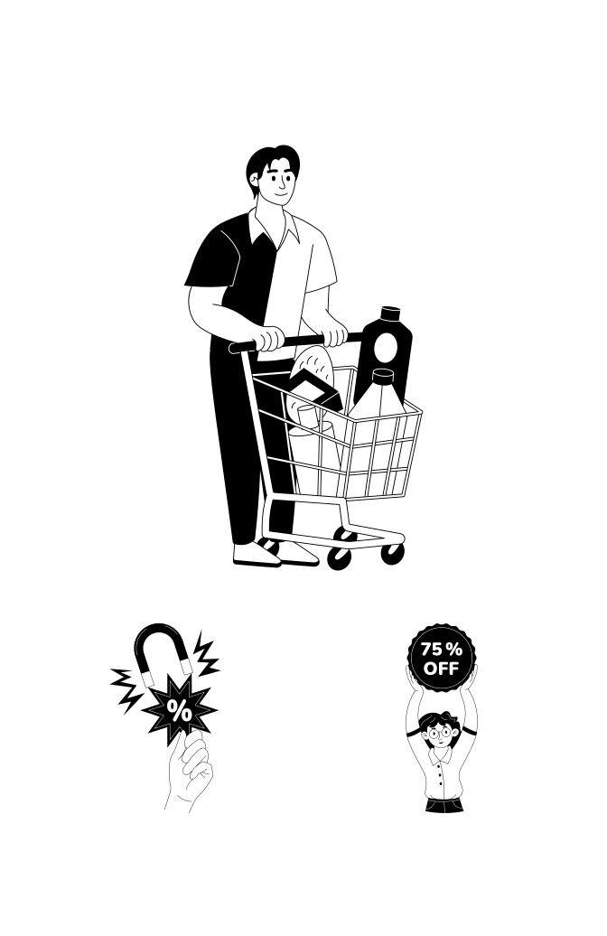 Shopping Illustration Art Set Large Set Preview