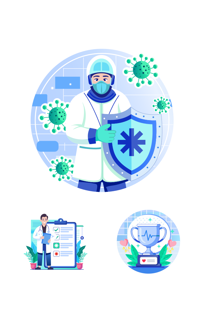 Doctor Illustration Art Set Large Set Preview