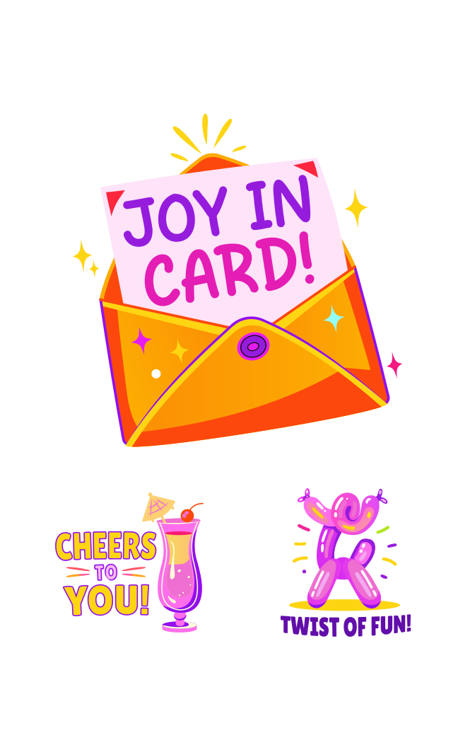 Birthday Stickers Large Set Preview