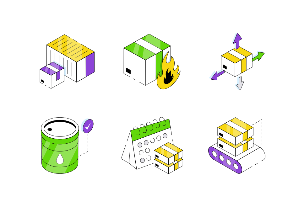 Logistic and Delivery Large Set Preview