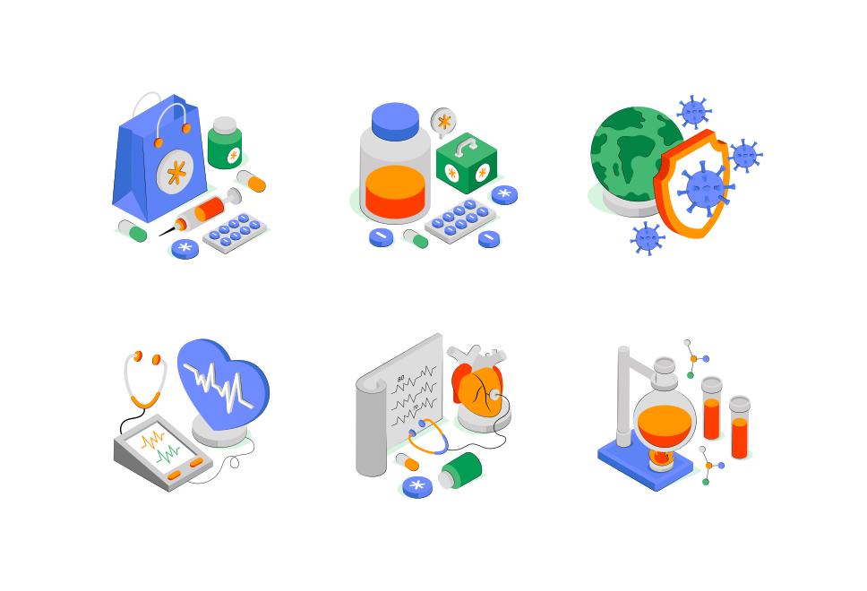 Medical and Healthcare Large Set Preview