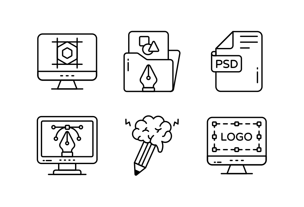 Graphic Design Large Set Preview