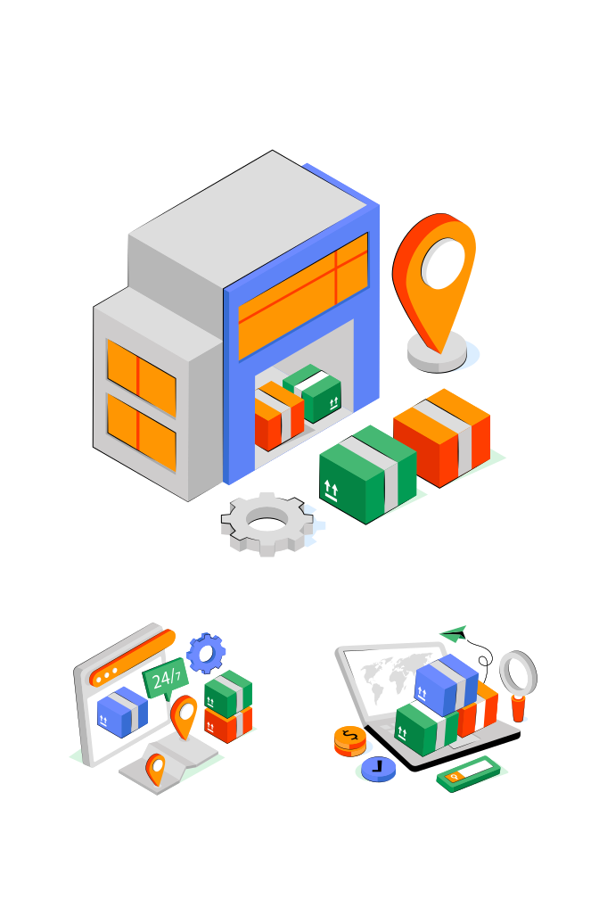 Logistic and Delivery Large Set Preview