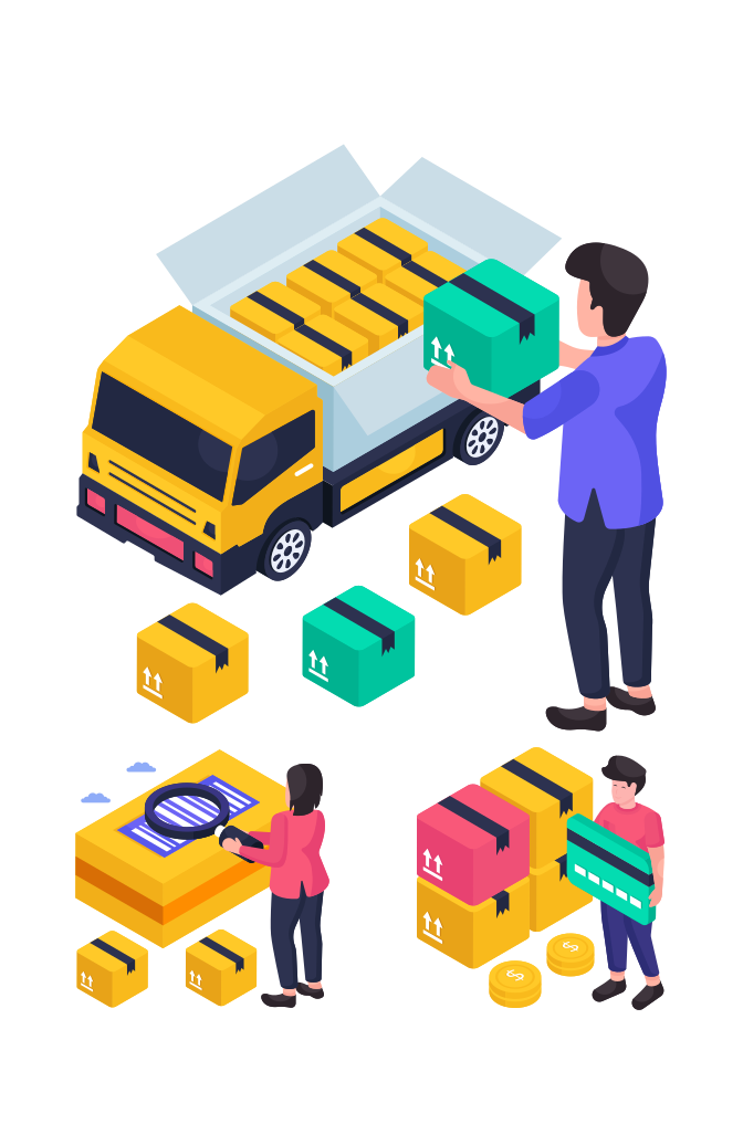 Logistic and Delivery Large Set Preview