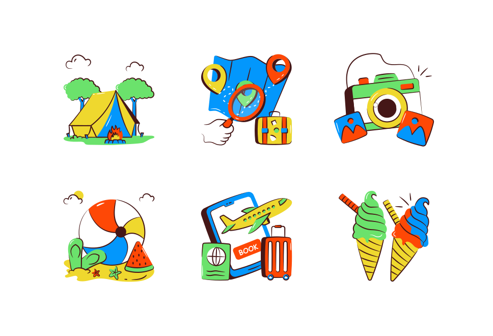 Travel and Holidays Large Set Preview