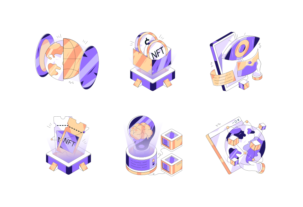 Metaverse Technology Large Set Preview