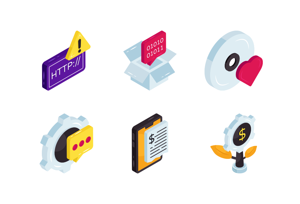 Miscellaneous Isometric Icons Vol 10 Large Set Preview