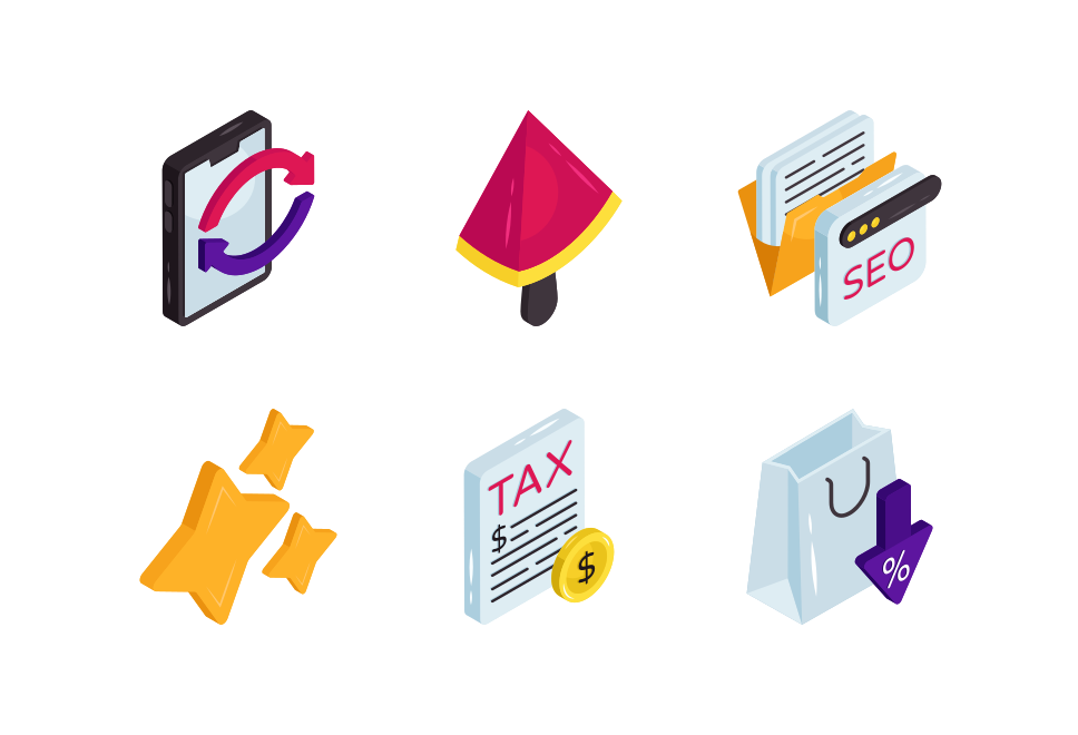 Miscellaneous Isometric Icons Vol 9 Large Set Preview