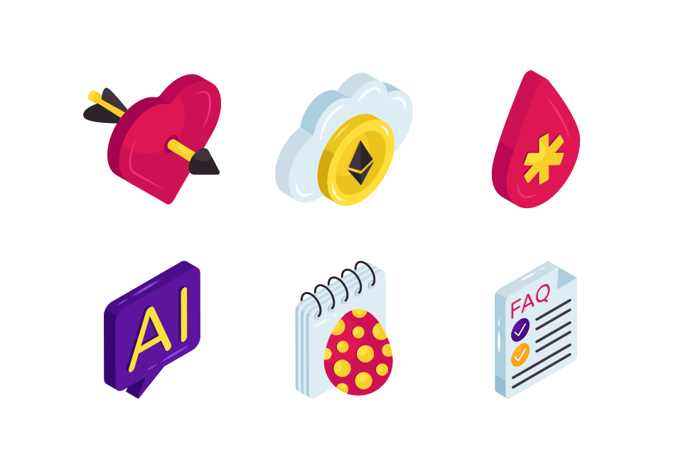 Miscellaneous Isometric Icons Vol 9 Large Set Preview