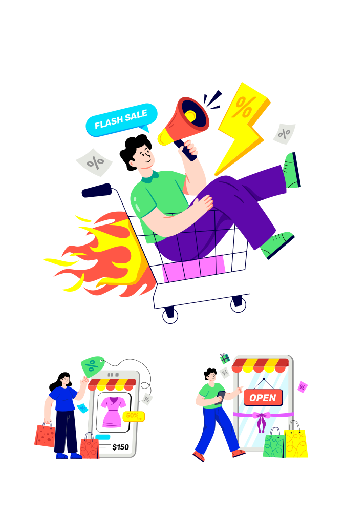 Online Shopping Large Set Preview