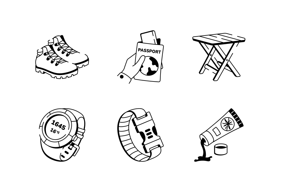 Adventure Drawing Art  Large Set Preview